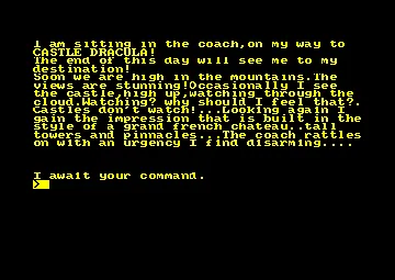 Dracula (F) (1986) [Hebdogiciel] (Trainer) screen shot game playing